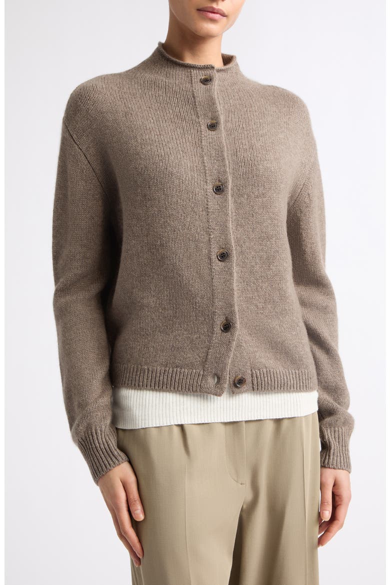 Zirelle Cashmere Cardigan, Alternate, color, TRUFFLE