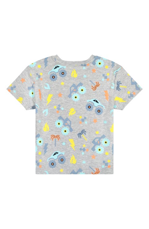 Kids' Graphic Cotton Blend T-Shirt (Toddler & Little Kid)
