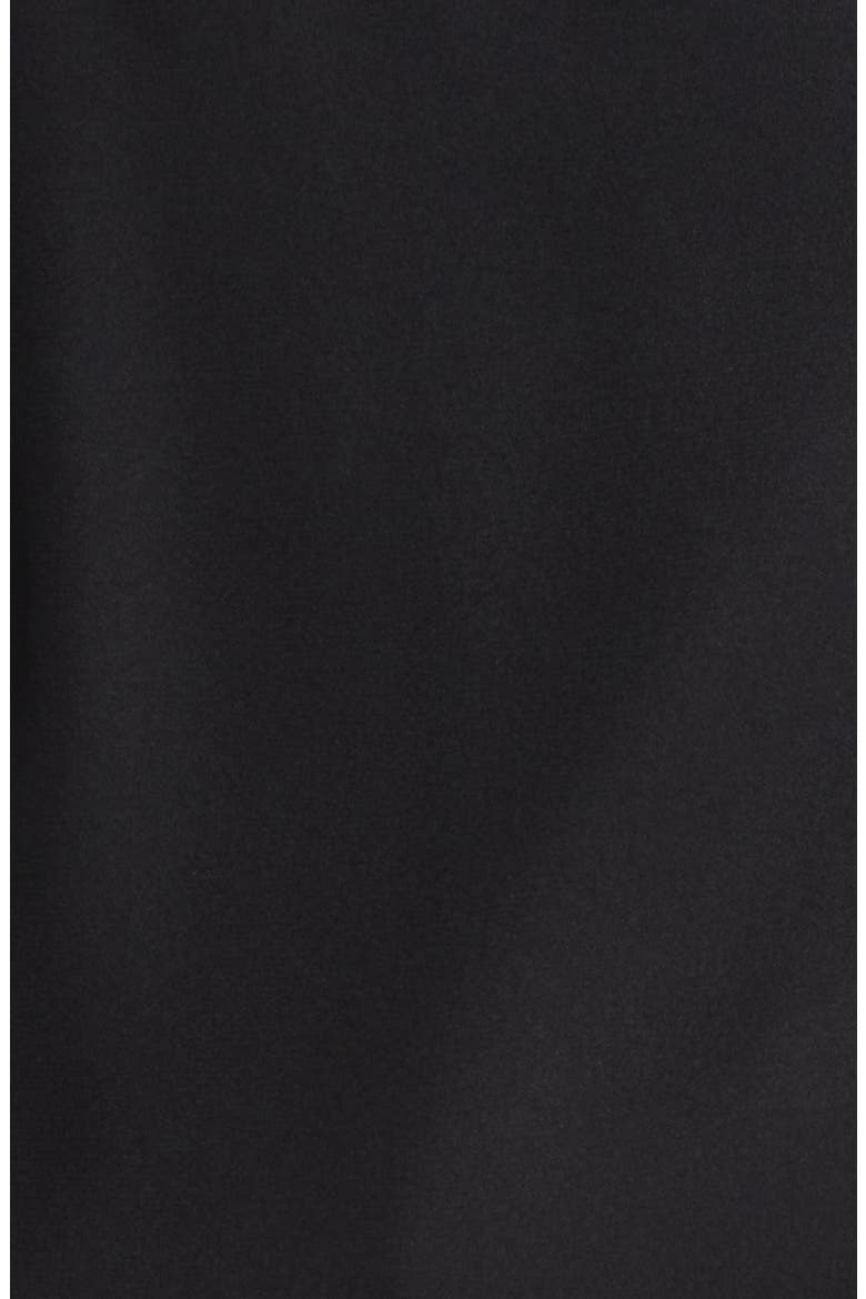 'Mila' Sleeveless Stretch Silk Blouse, Alternate, color, BLACK