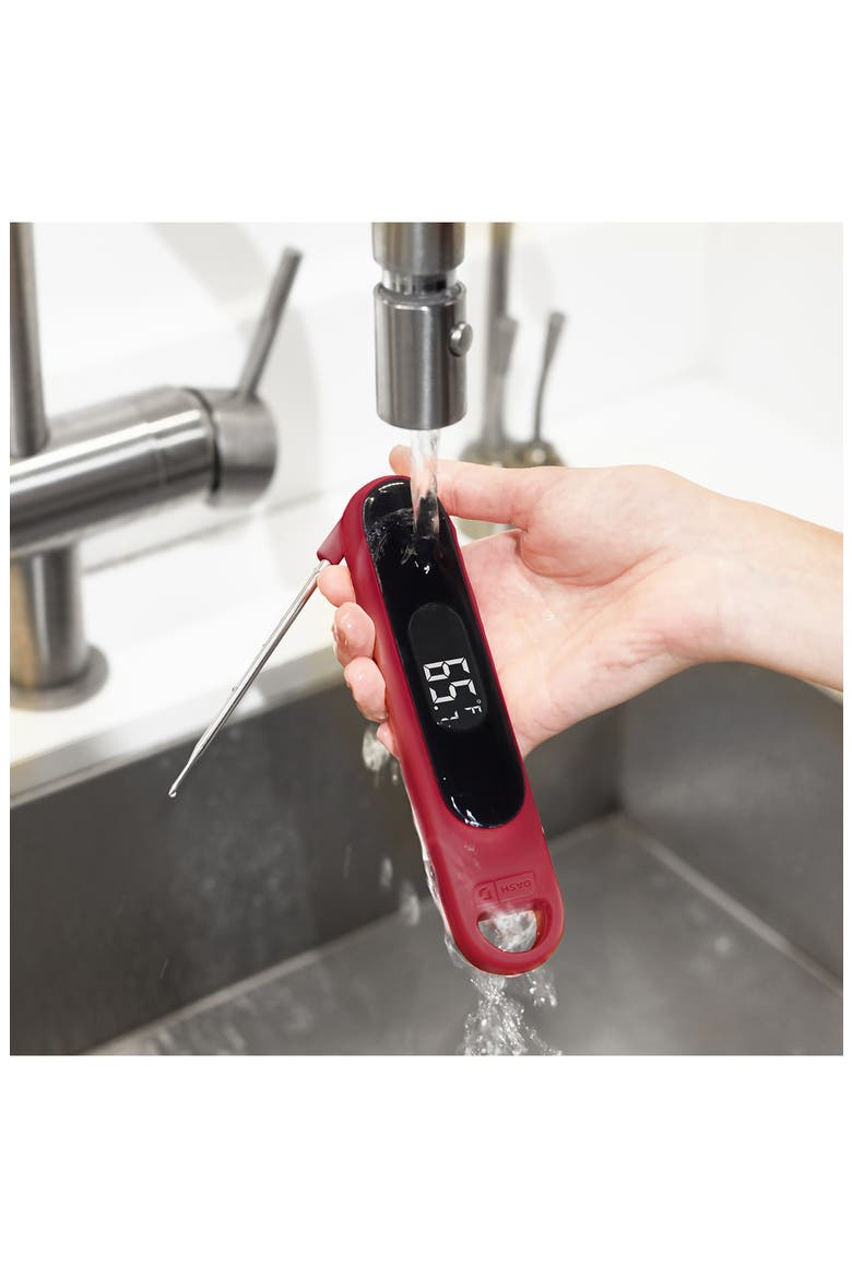 Precision Quick-Read Thermometer, Alternate, color, RED