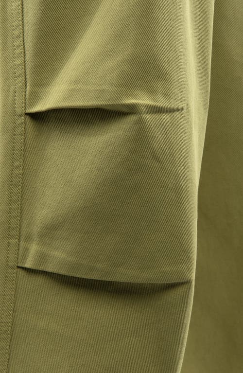 Round Two Cotton Twill Flight Pants In Pale Green