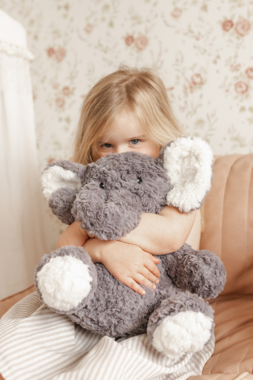 Mindful & Co Mindful And Co Kids Microwable And Weighted Plush Buddies In Gray