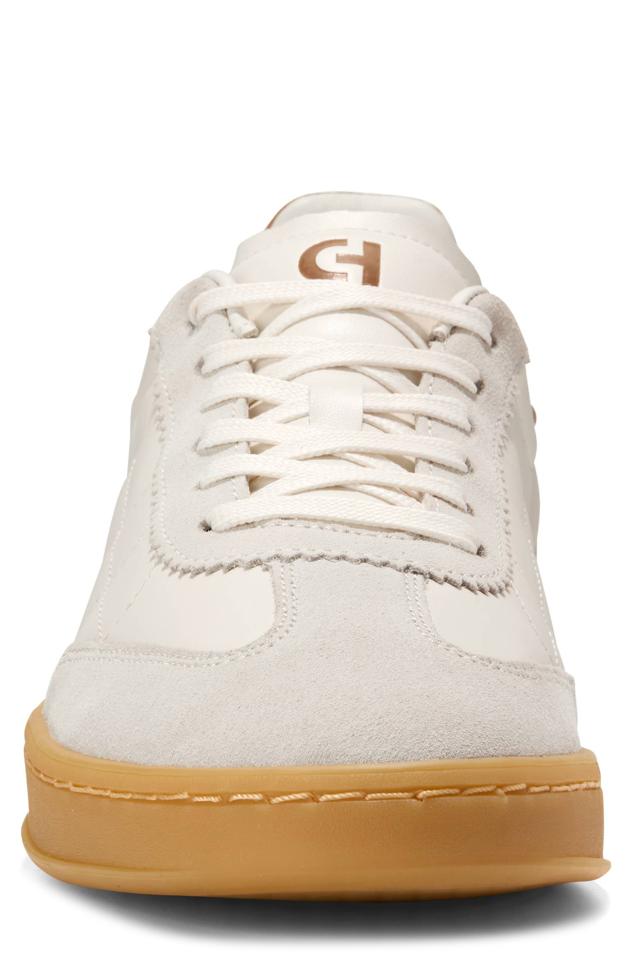 Cole Haan GrandPro Breakaway Leather Sneaker, Alternate, color, Ivory New Caramel