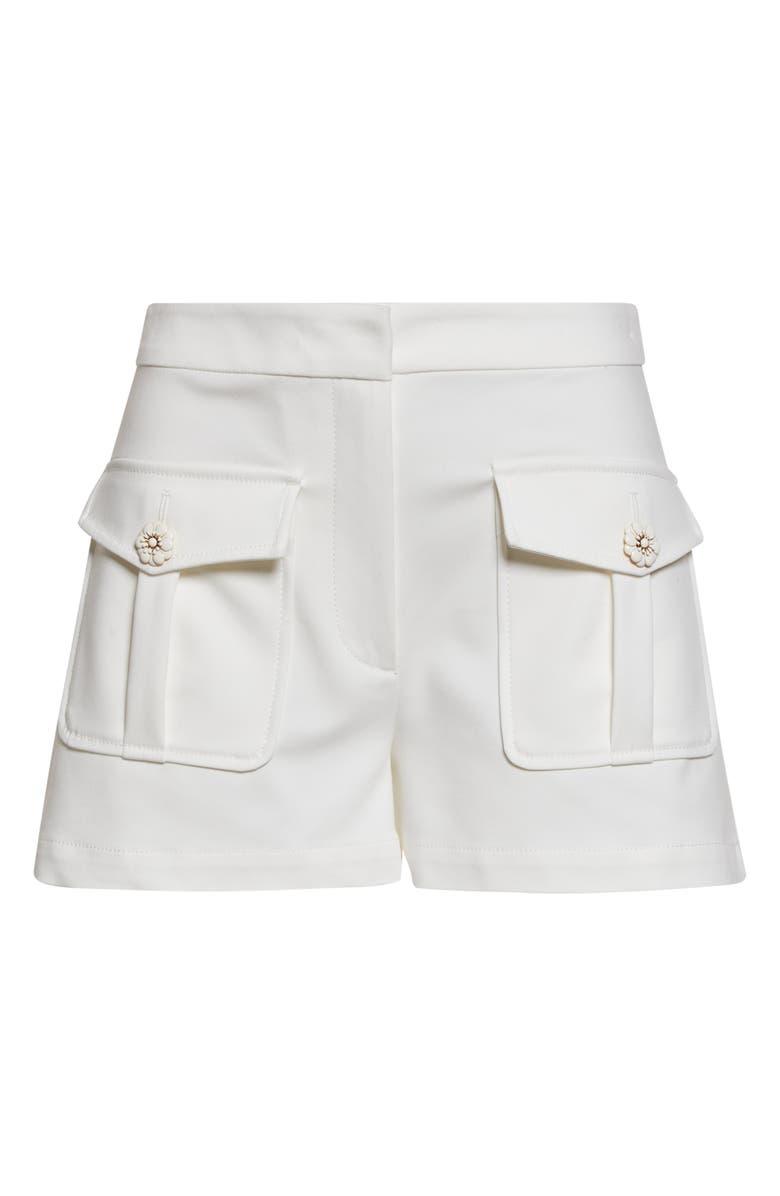 Ramy Brook Ava Patch Pocket Cotton Blend Shorts, Alternate, color, 