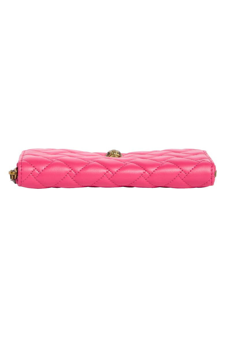 Kensington Zip Around Quilted Wallet, Alternate, color, PINK