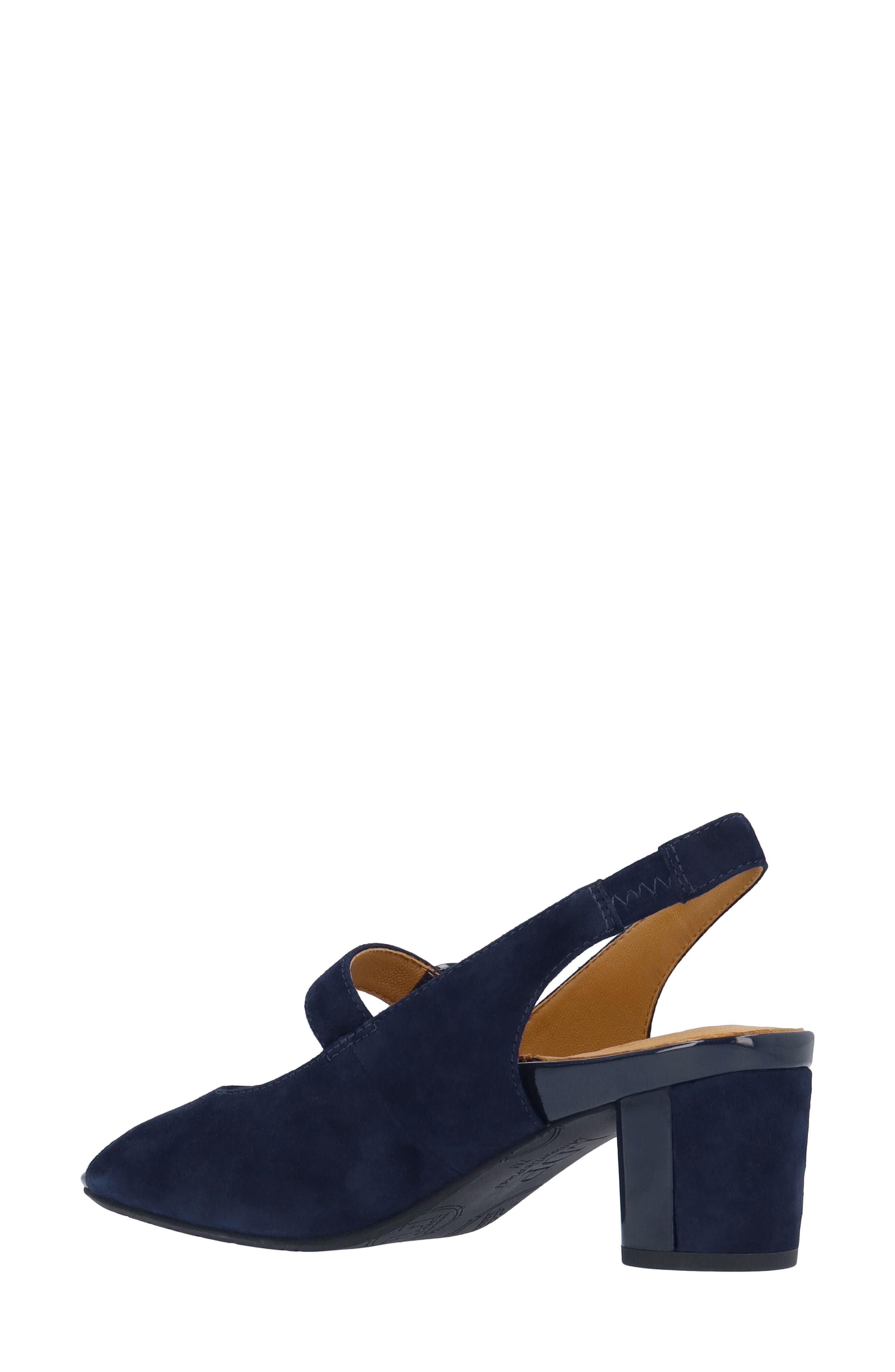 L
Amour des Pieds Merryn Slingback Sandal, Alternate, color, Dark Navy