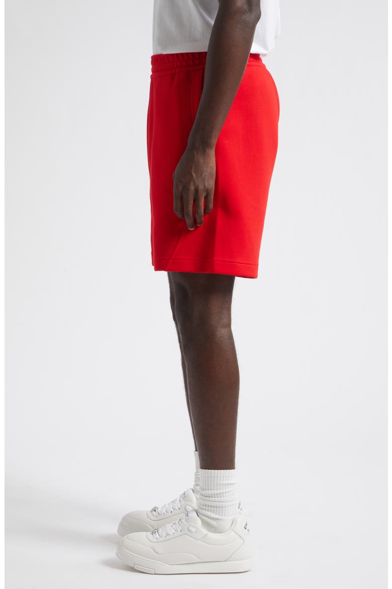 Couture Seam Cotton Blend Shorts, Alternate, color, RED/ PINK