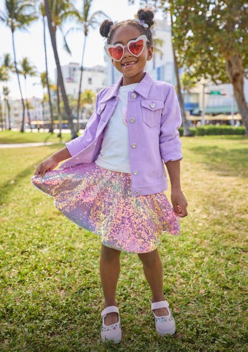 LOLA + THE BOYS LOLA + THE BOYS SEQUIN OMBRE PARTY SKIRT 