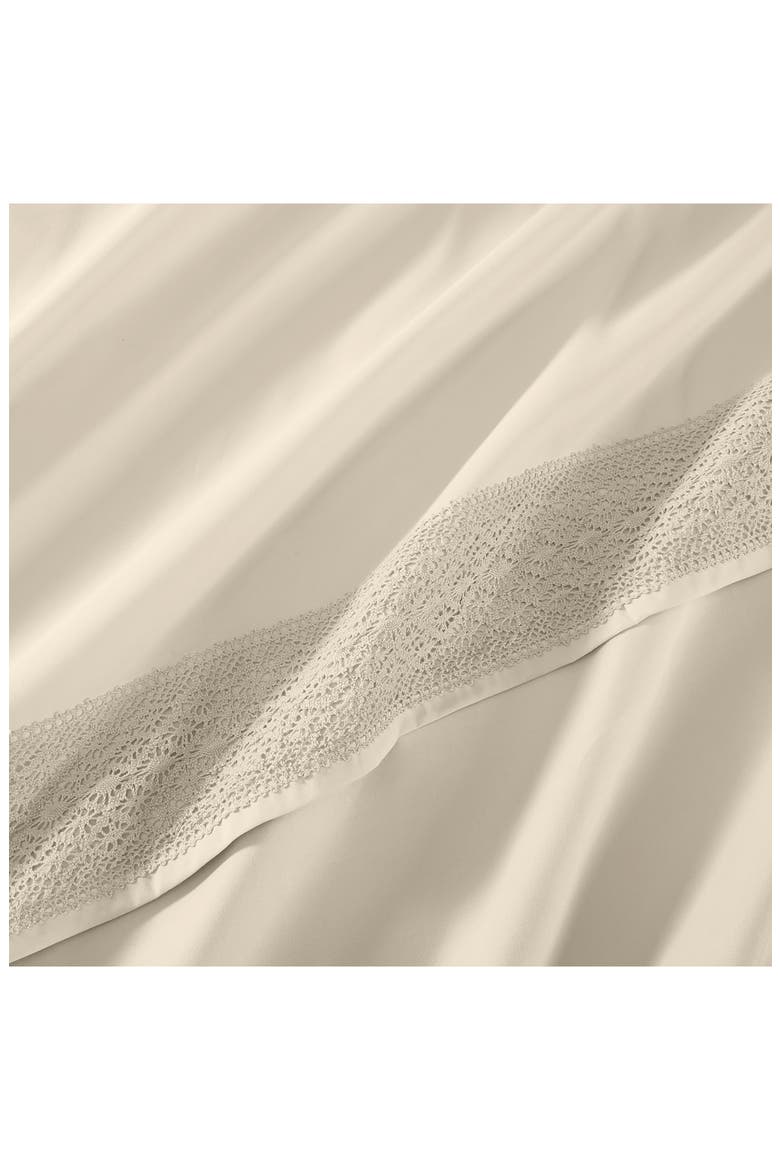 Crochet Lace 4-Piece Sheet Set, Alternate, color, LINEN