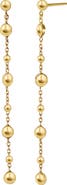 Bony Levy 14K Gold Linear Drop Earrings