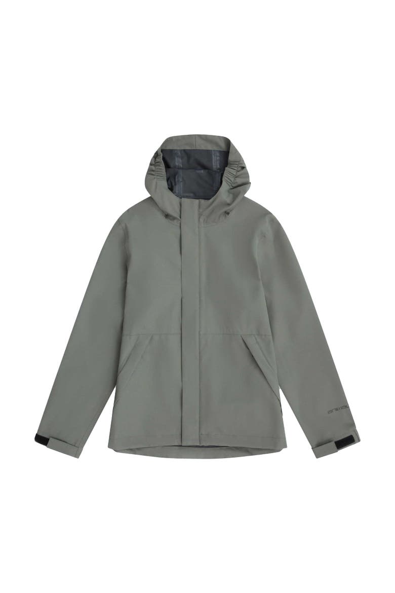 Childrens/Kids Pace Waterproof Packaway Jacket, Main, color, Green