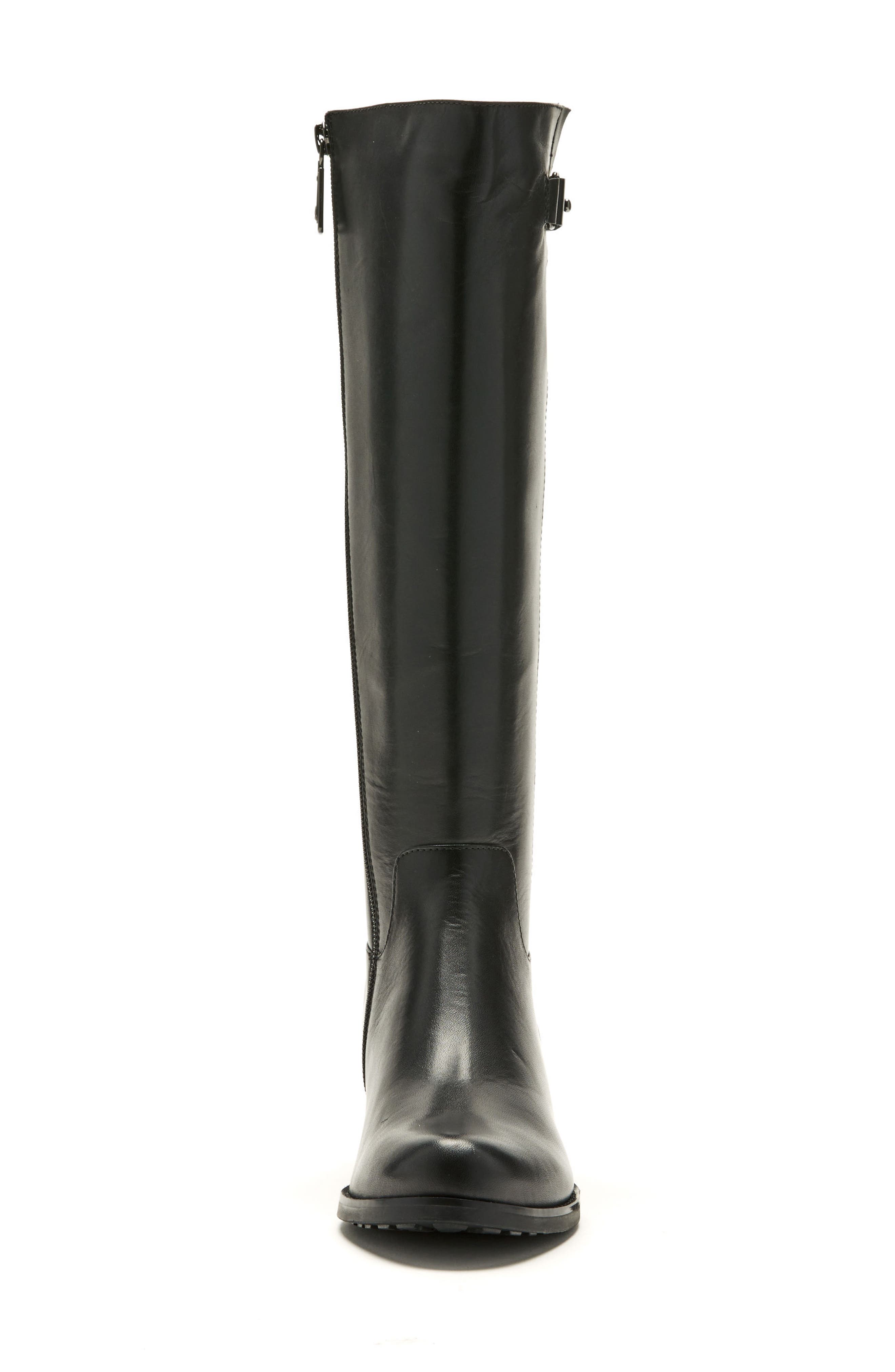 Volly Waterproof Riding Boot, Alternate, color, BLACK LEATHER