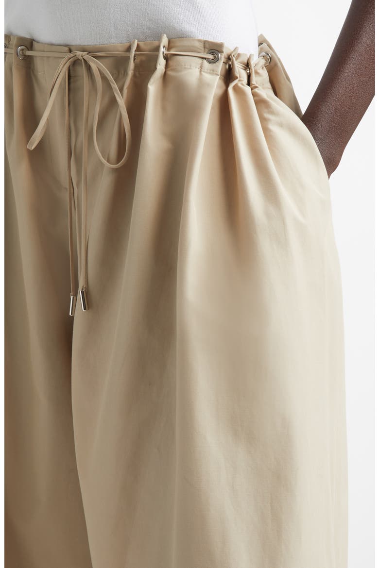 The Sutton Elongated Cotton Blend Shorts, Alternate, color, DUNE