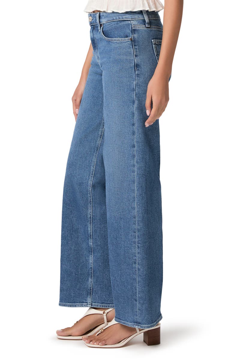 PAIGE Tatum High Waist Wide Leg Jeans, Alternate, color, Saintmartn