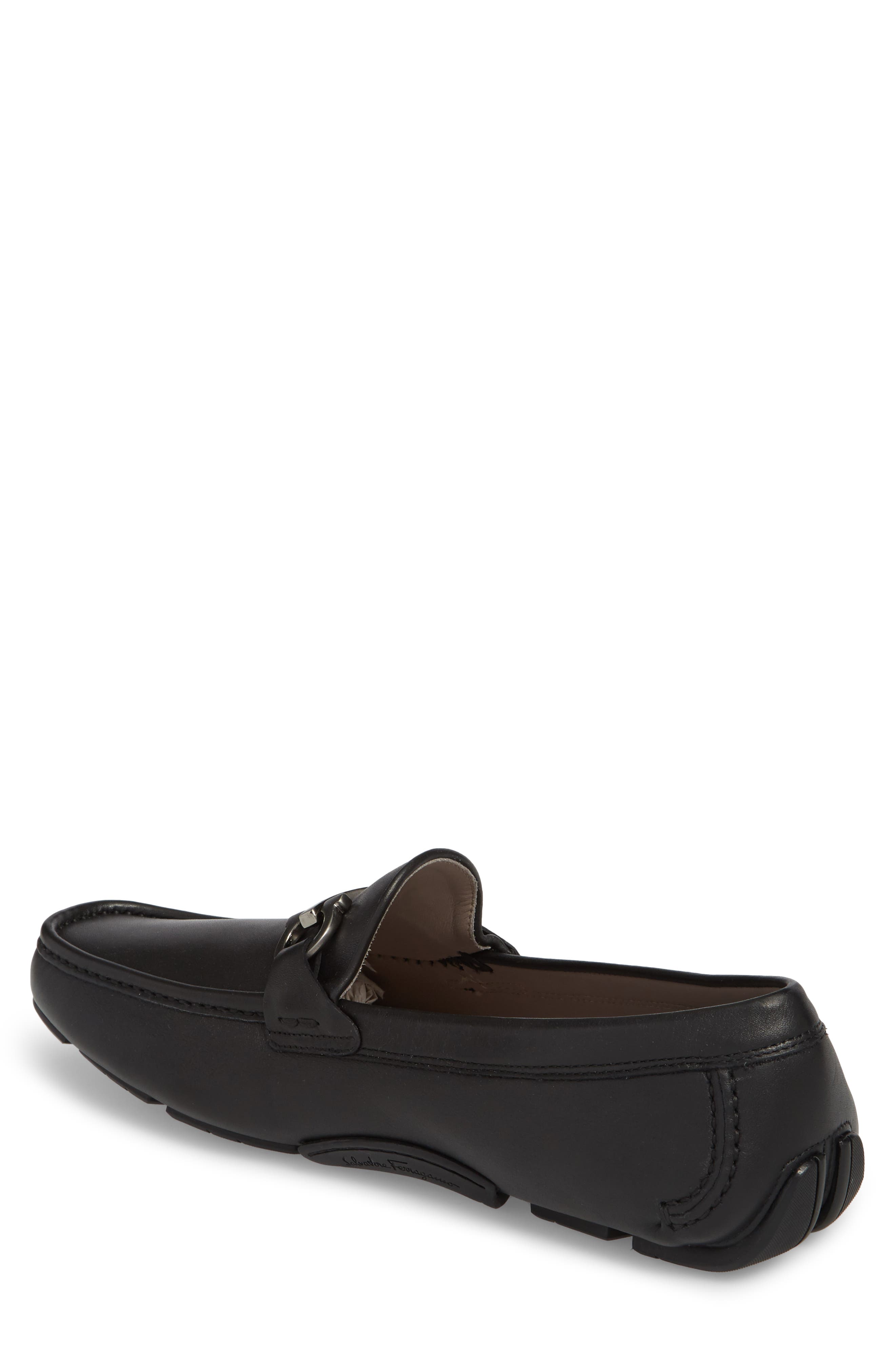 Salvatore Ferragamo Barlett Driver, Alternate, color, NERO LEATHER