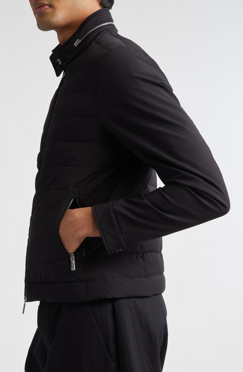 MooRER Filippo Water Resistant Quilted Down Jacket, Alternate, color, Nero