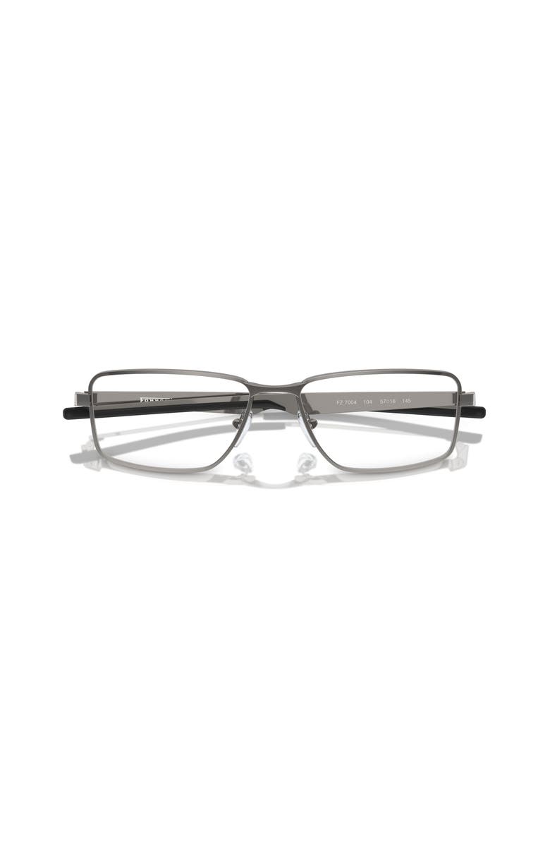 Scuderia Ferrari 57mm Rectangle optical glasses, Alternate, color, Grey