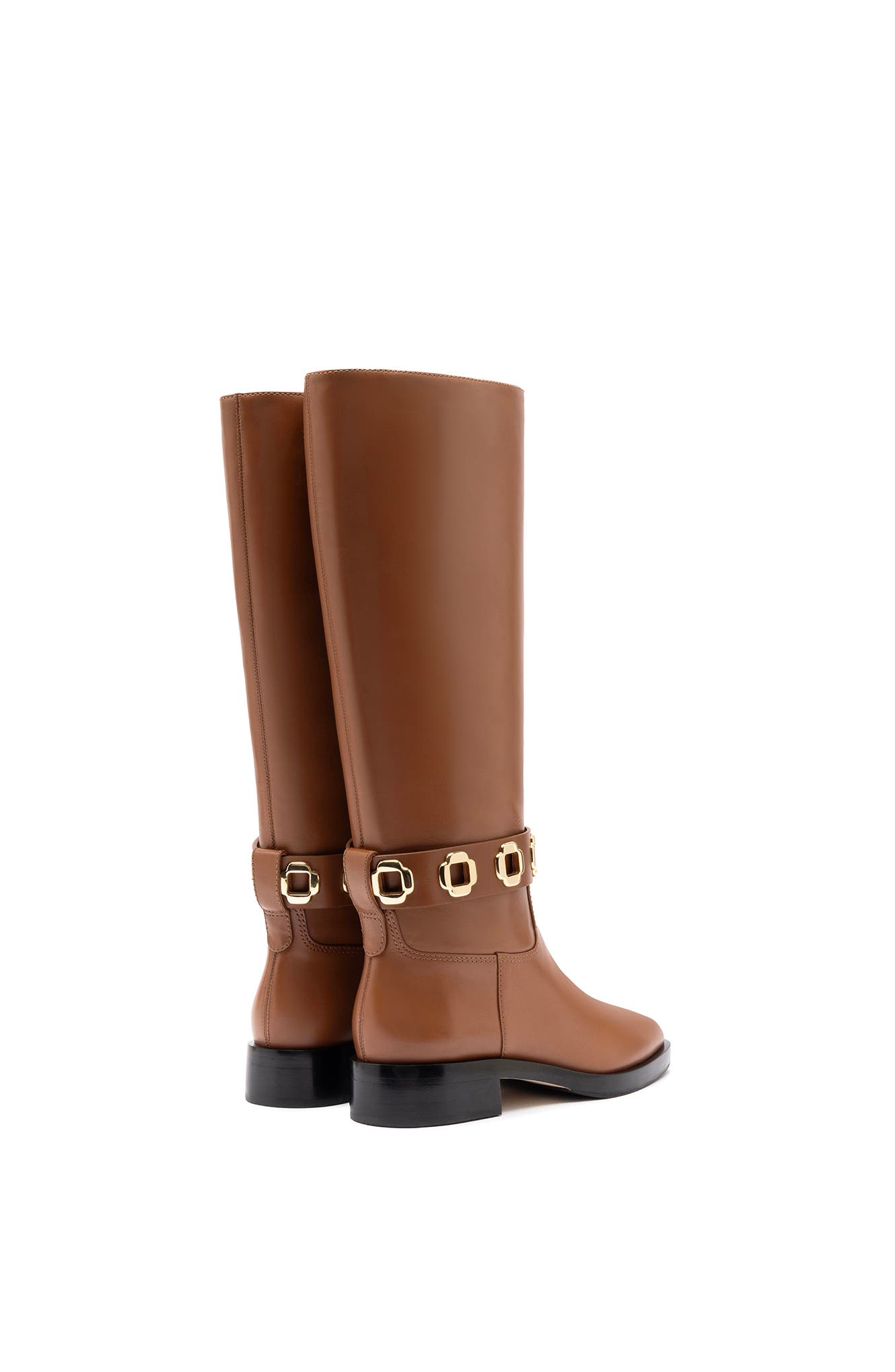 Larroudé Milan Flat Boot, Alternate, color, 