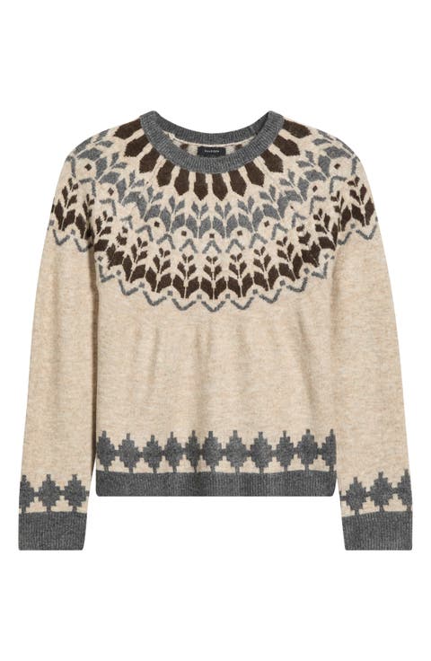 Fair Isle Crewneck Sweater