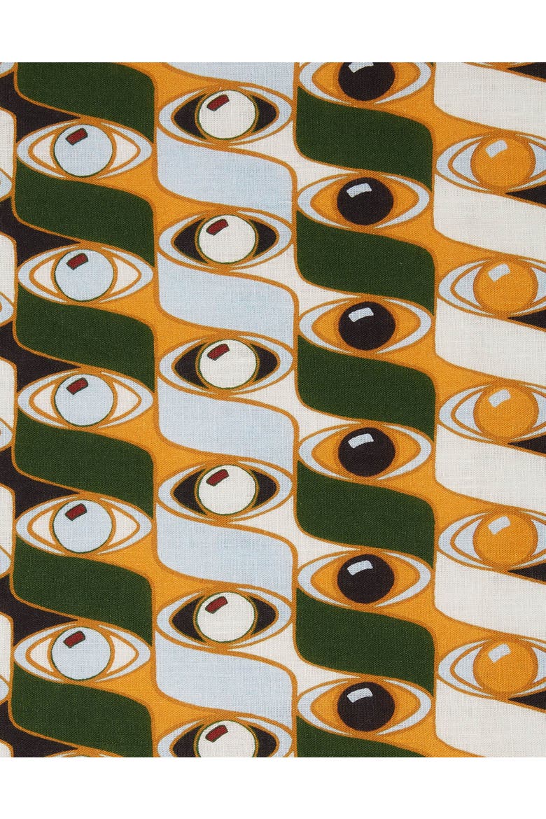 Placemats Set Of 2 (35X45) Third Eye Yellow, Alternate, color, Third Eye Yellow