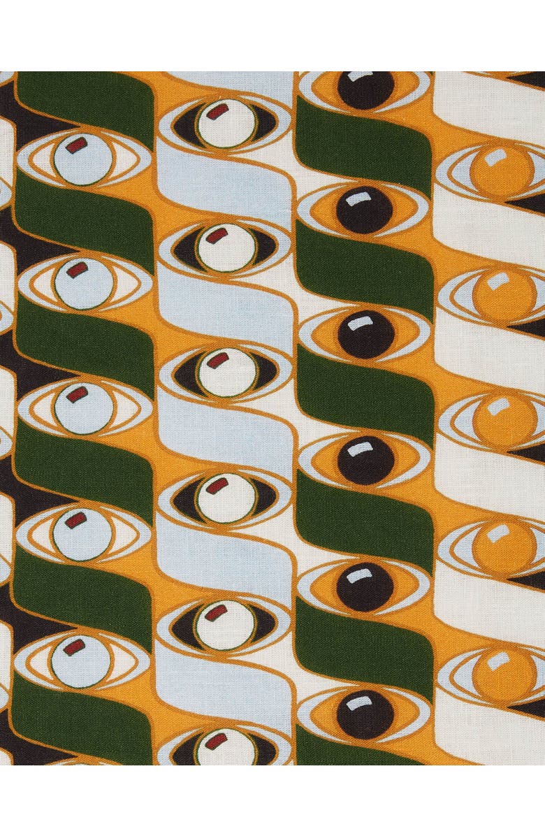 La DoubleJ Placemats Set Of 2 (35X45) Third Eye Yellow, Alternate, color, Third Eye Yellow