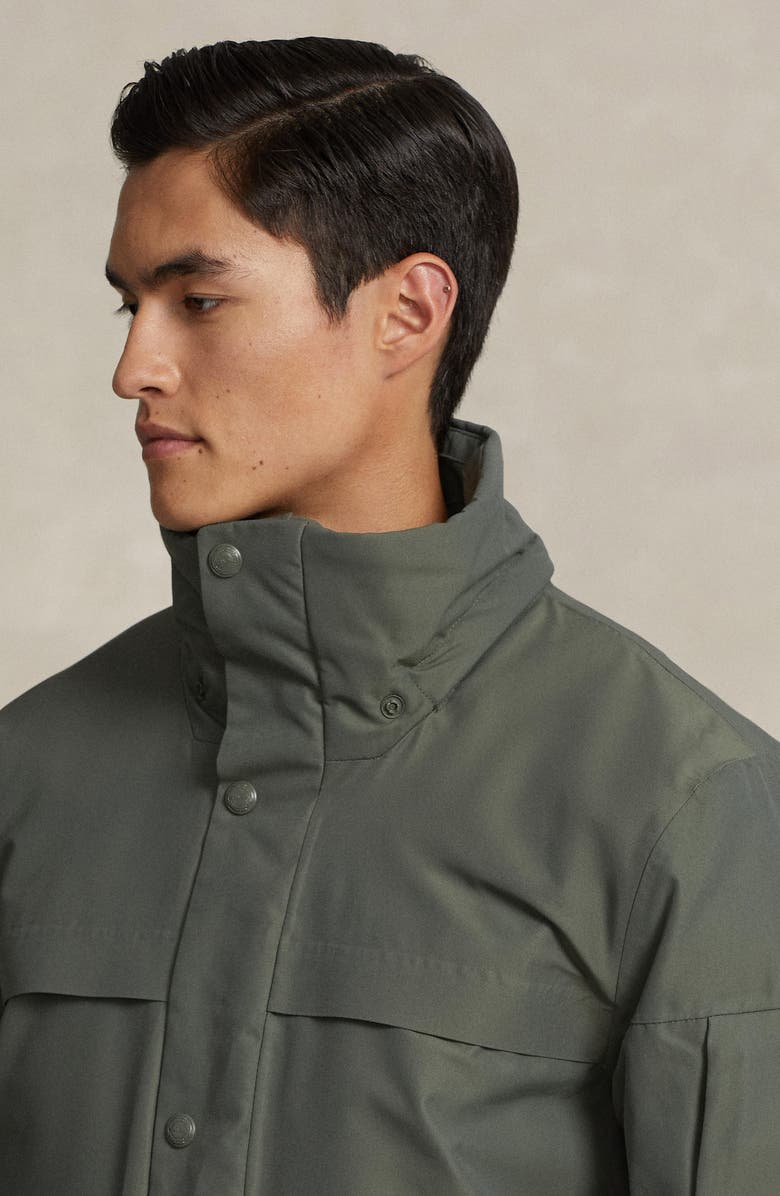 Polo Ralph Lauren Rhodes Hooded Jacket, Alternate, color, Fossil Green