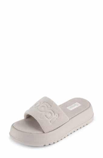 FLOOPI Terry Platform Slide Sandal