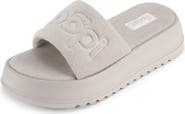 FLOOPI Terry Platform Slide Sandal
