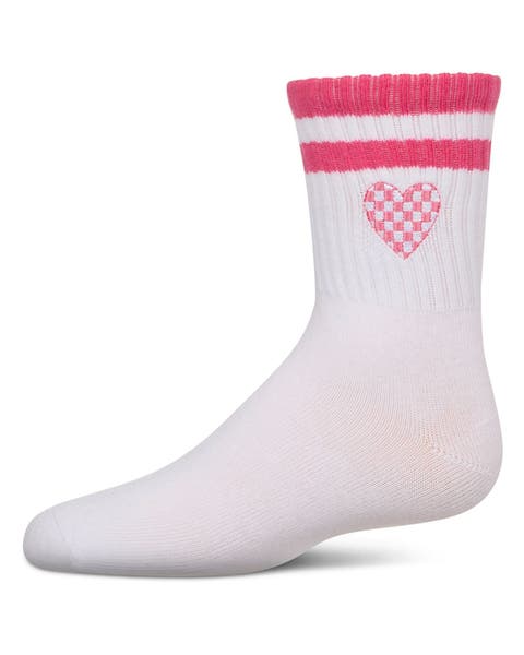 Checkered Heart Crew Socks (Little Kid & Big Kid)