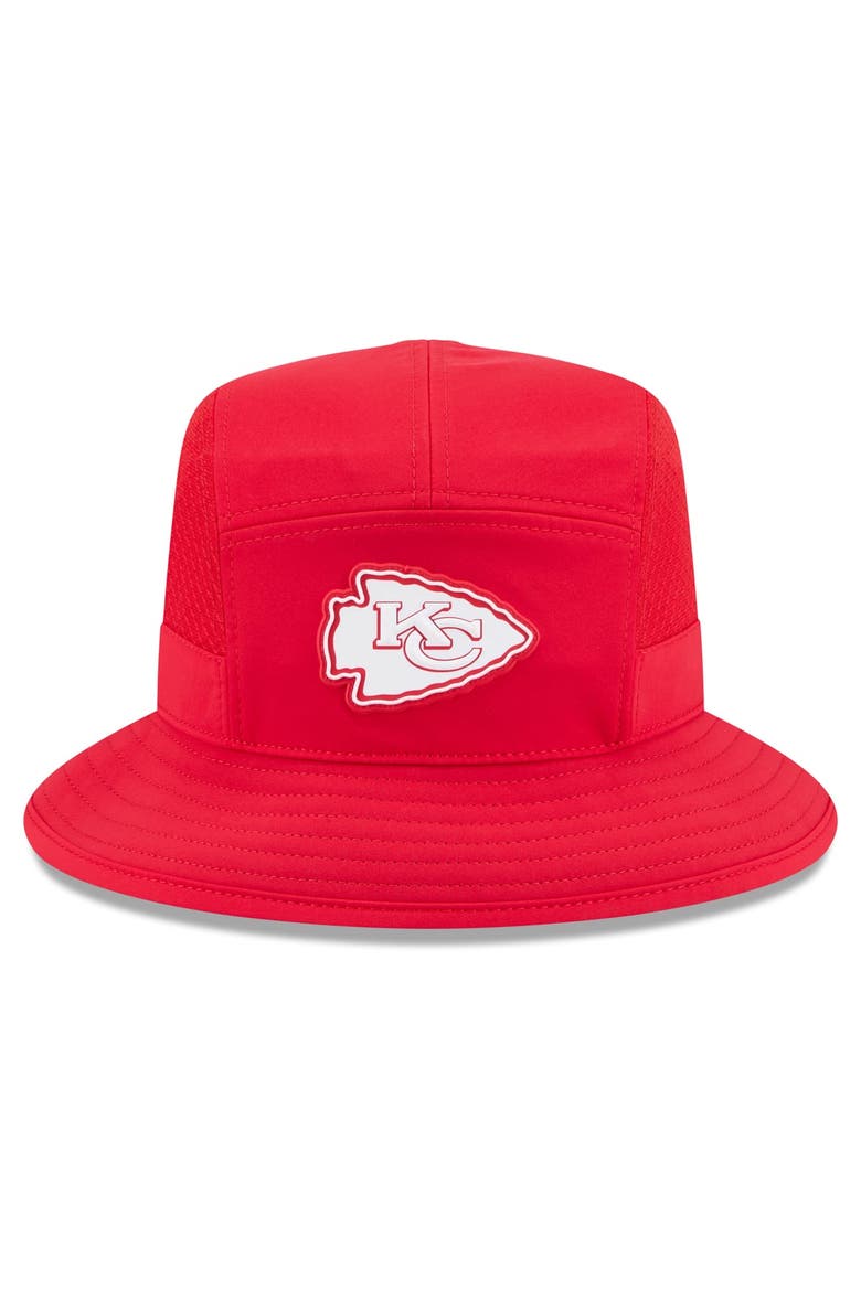 Men's New Era Red Kansas City Chiefs 2026 Sideline Bucket Hat, Alternate, color, Red