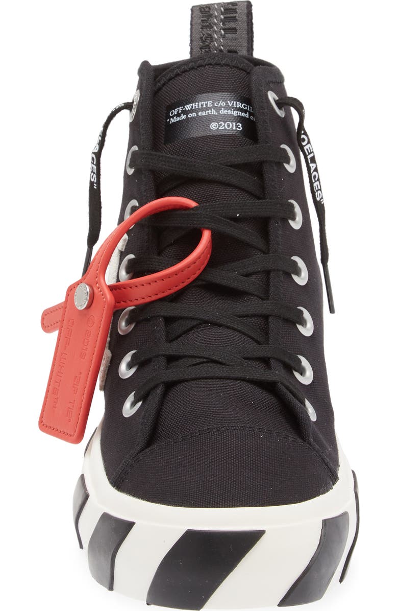 Off-White Mid Top Vulcanized Sneaker, Alternate, color,