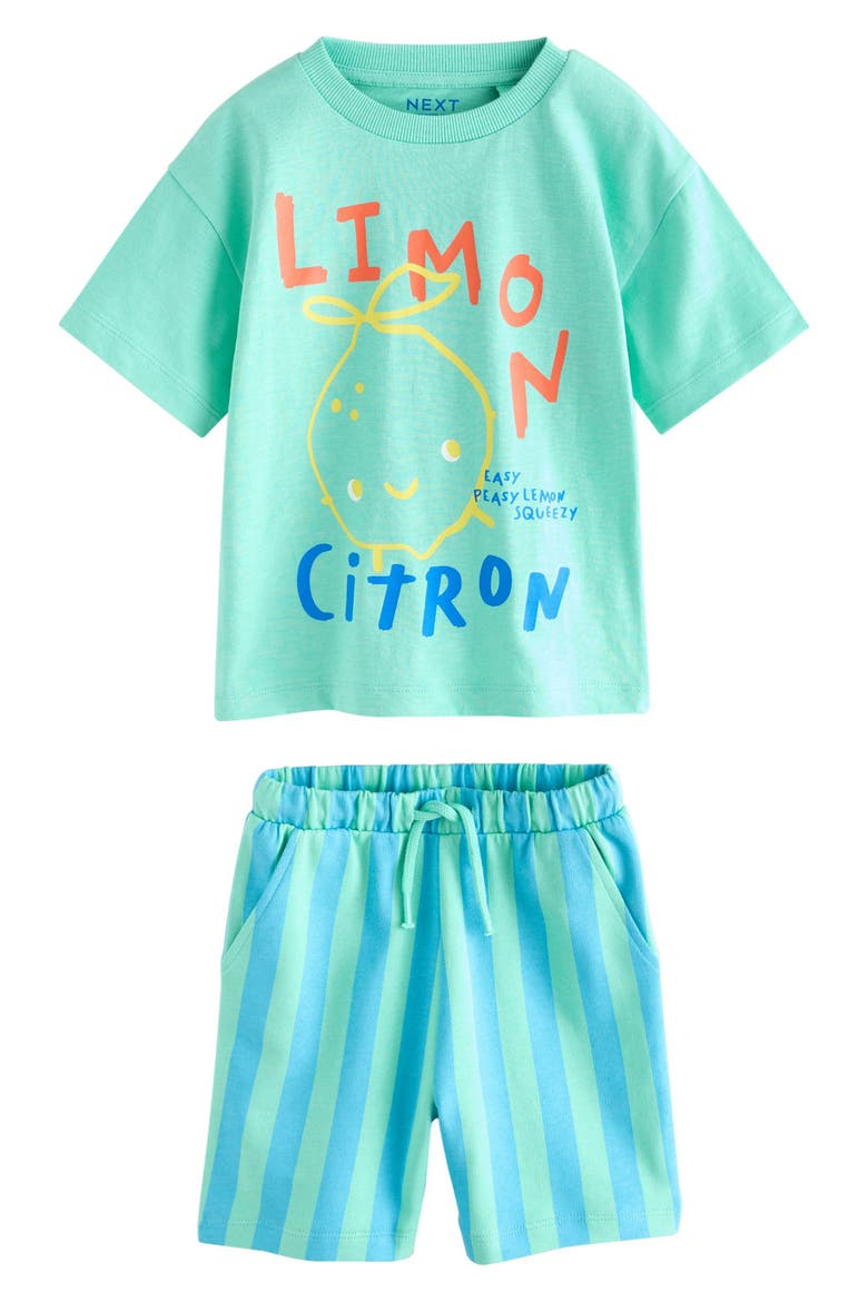 Kids' Graphic T-Shirts & Shorts 4-Pack, Alternate, color, GREEN