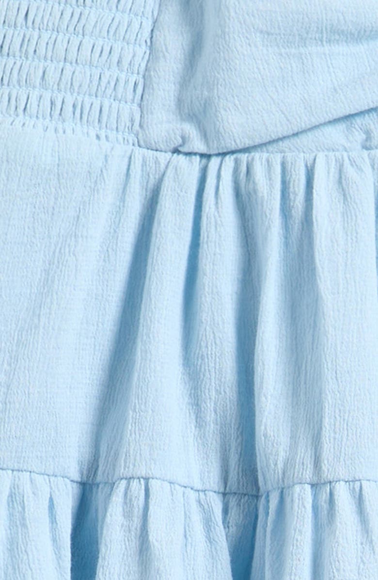 TENLY Kids' Smocked Waist Cotton Peasant Skirt, Alternate, color, Saltwater Taffy