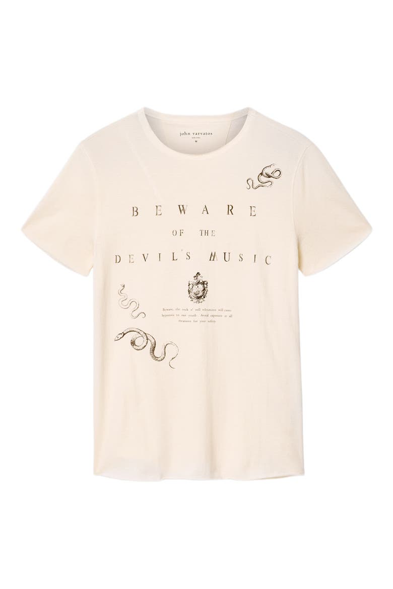 Raw Edge Graphic T-Shirt, Alternate, color, BUTTERCREAM