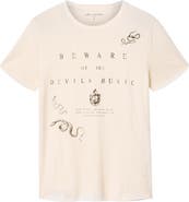 John Varvatos Raw Edge Graphic T-Shirt