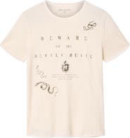 John Varvatos Raw Edge Graphic T-Shirt