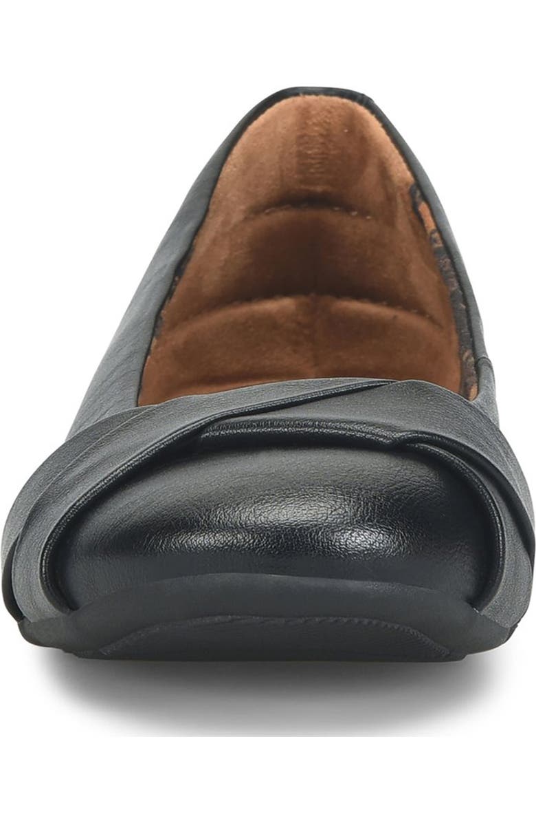 EUROSOFT Tamara Ballet Flat, Alternate, color, Black