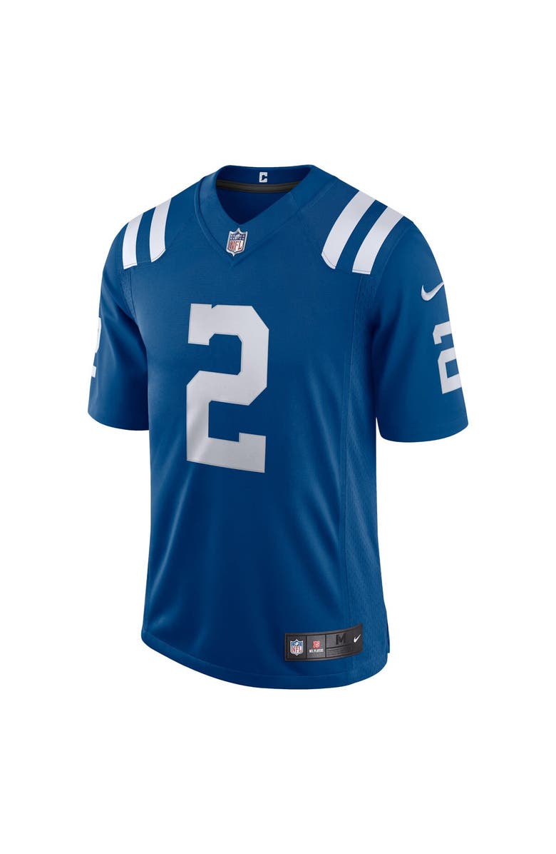 Nike Men's Nike Carson Wentz Royal Indianapolis Colts Vapor Limited Jersey, Alternate, color, 