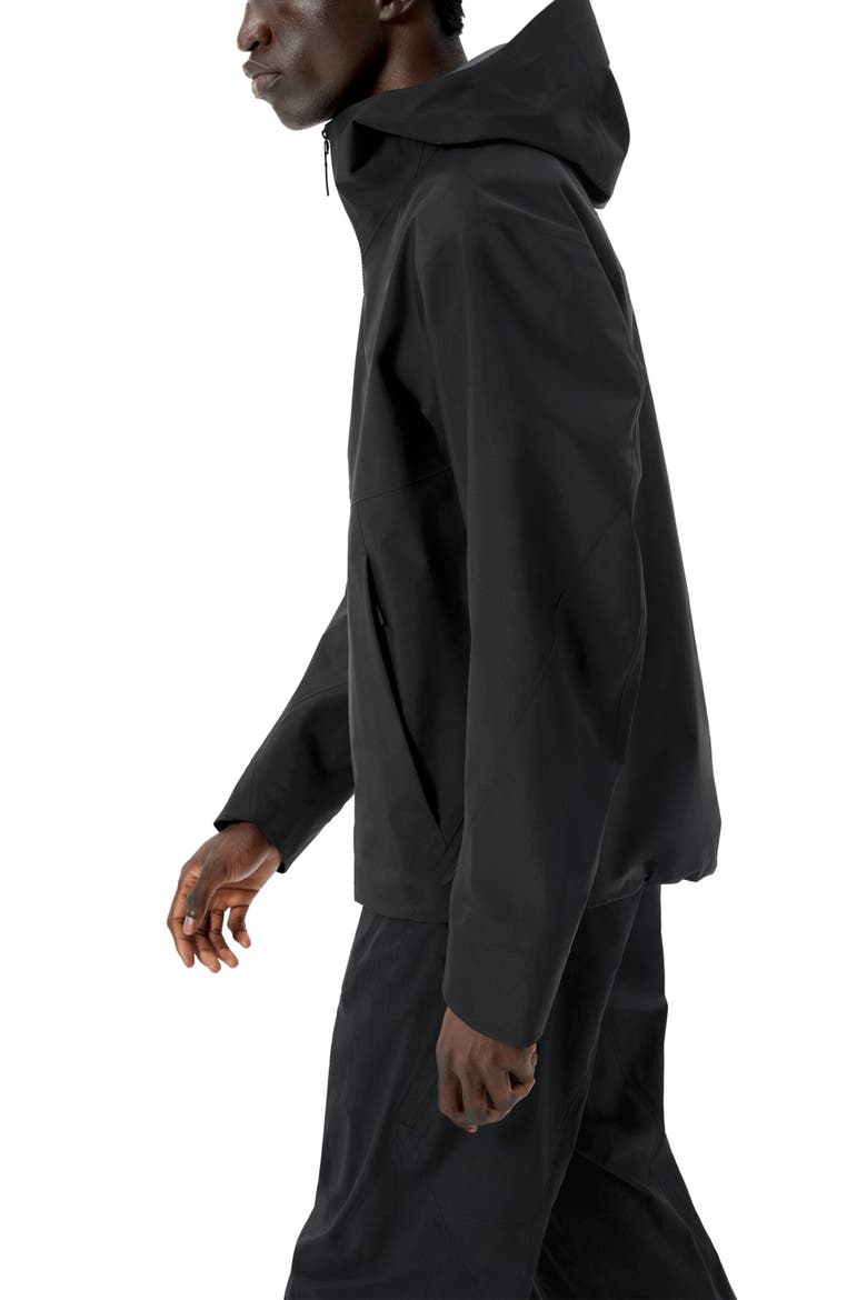 Arris Gore-Tex® Waterproof Hooded Jacket, Alternate, color, BLACK