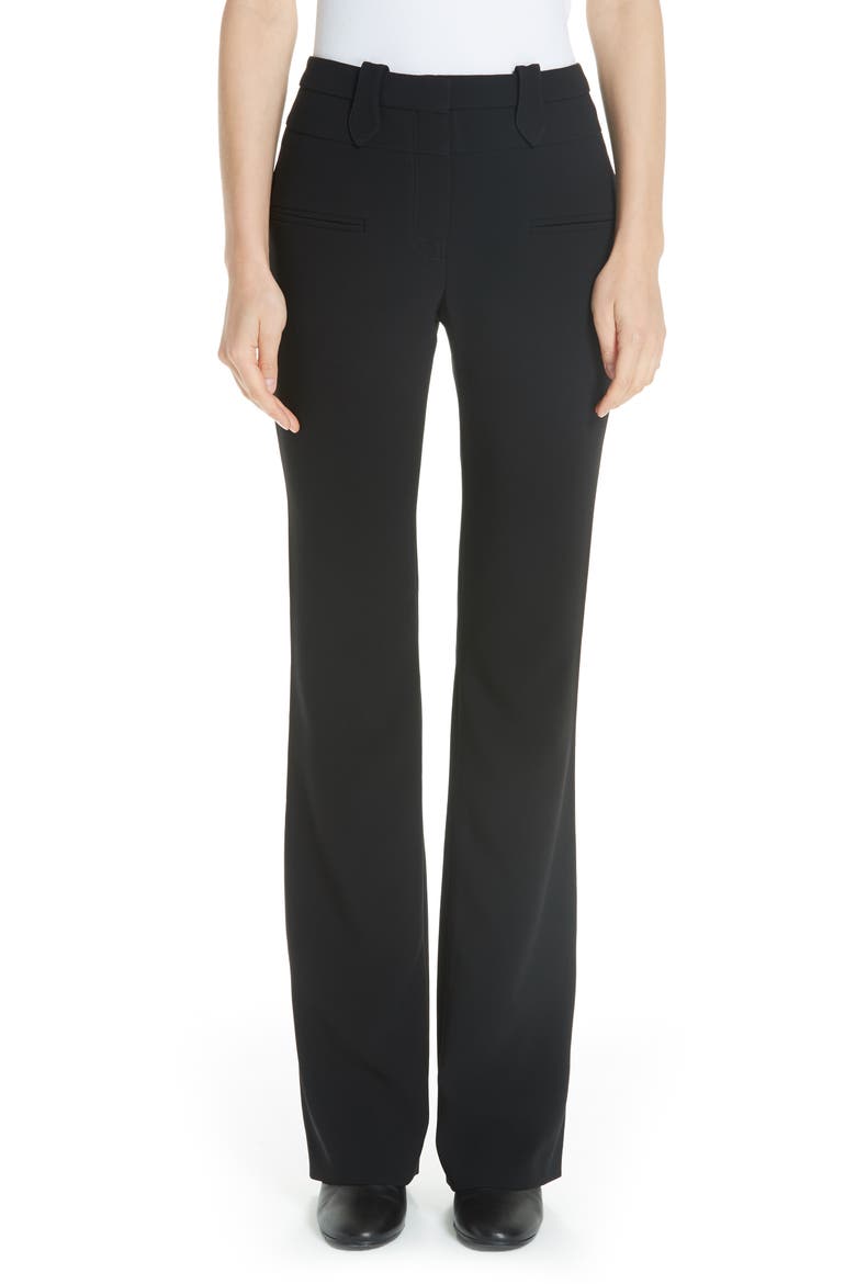 Slim Serge Pants, Main, color, BLACK