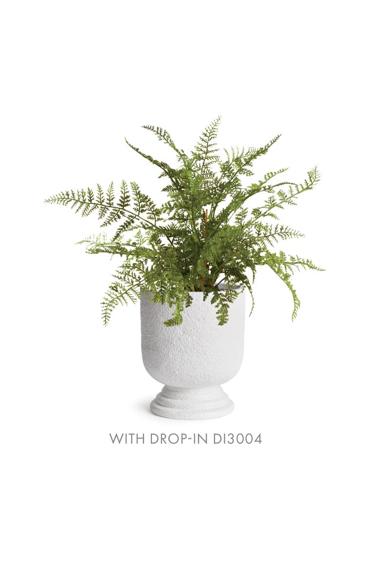 Isadora Footed Large Urn, Alternate, color, White