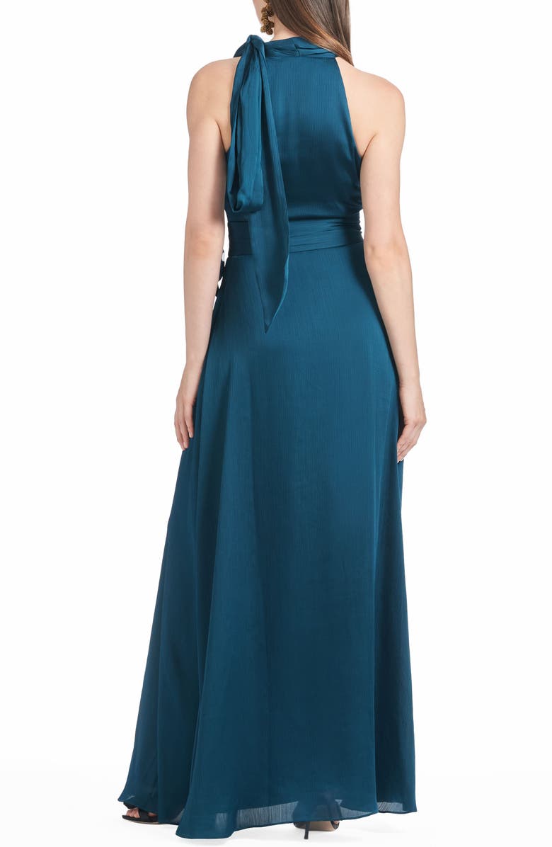 Sachin & Babi Kayla Crinkled Georgette Gown, Alternate, color, 