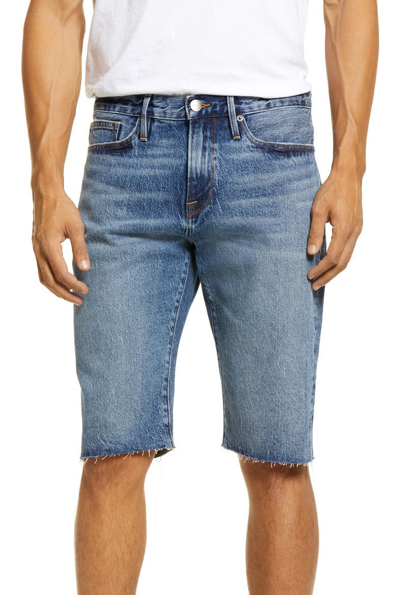 L’Homme Relaxed Cutoff Shorts, Main, color, FAIRFIELD