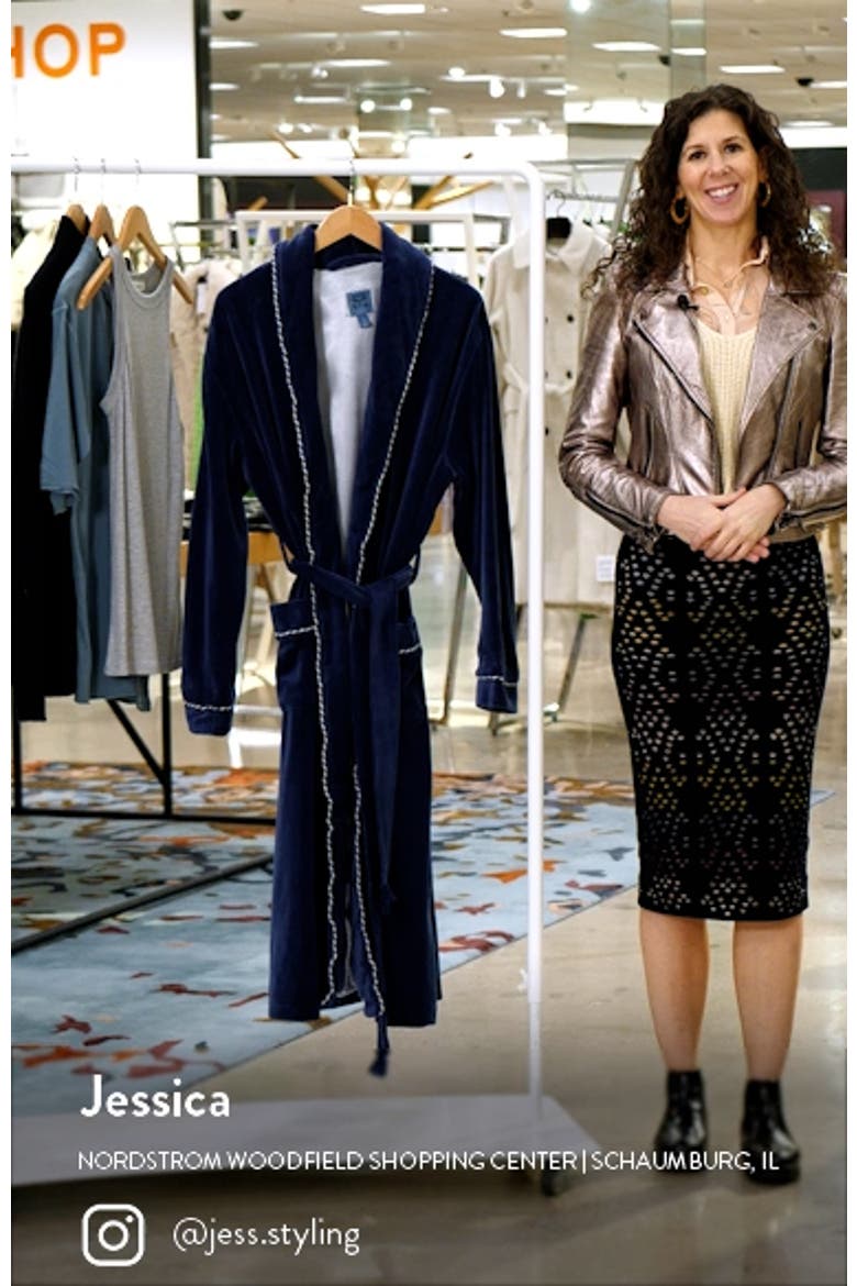 Refinery Velour Shawl Collar Robe video