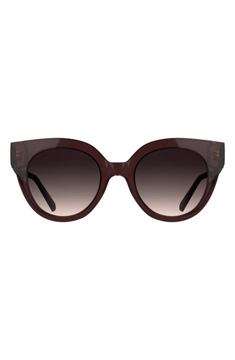 Dira 51mm Gradient Tea Cup Sunglasses