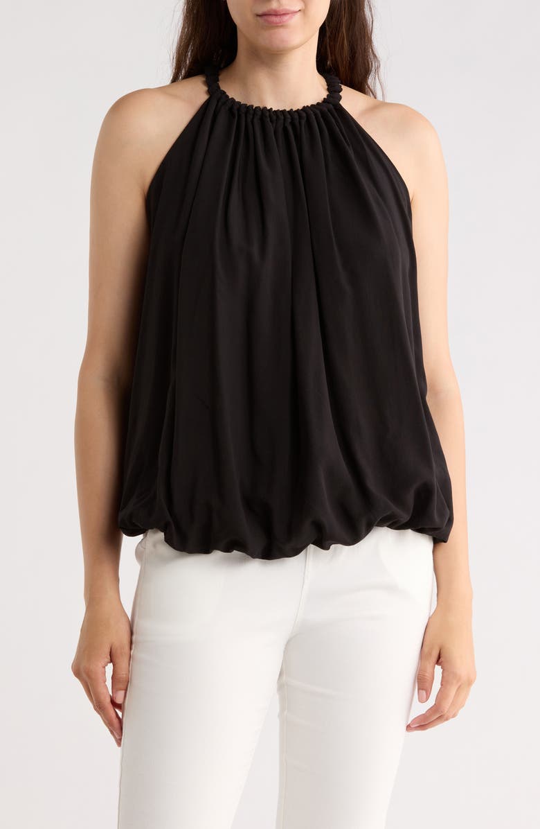 PATRIZIA LUCA Balloon Top, Main, color, Black