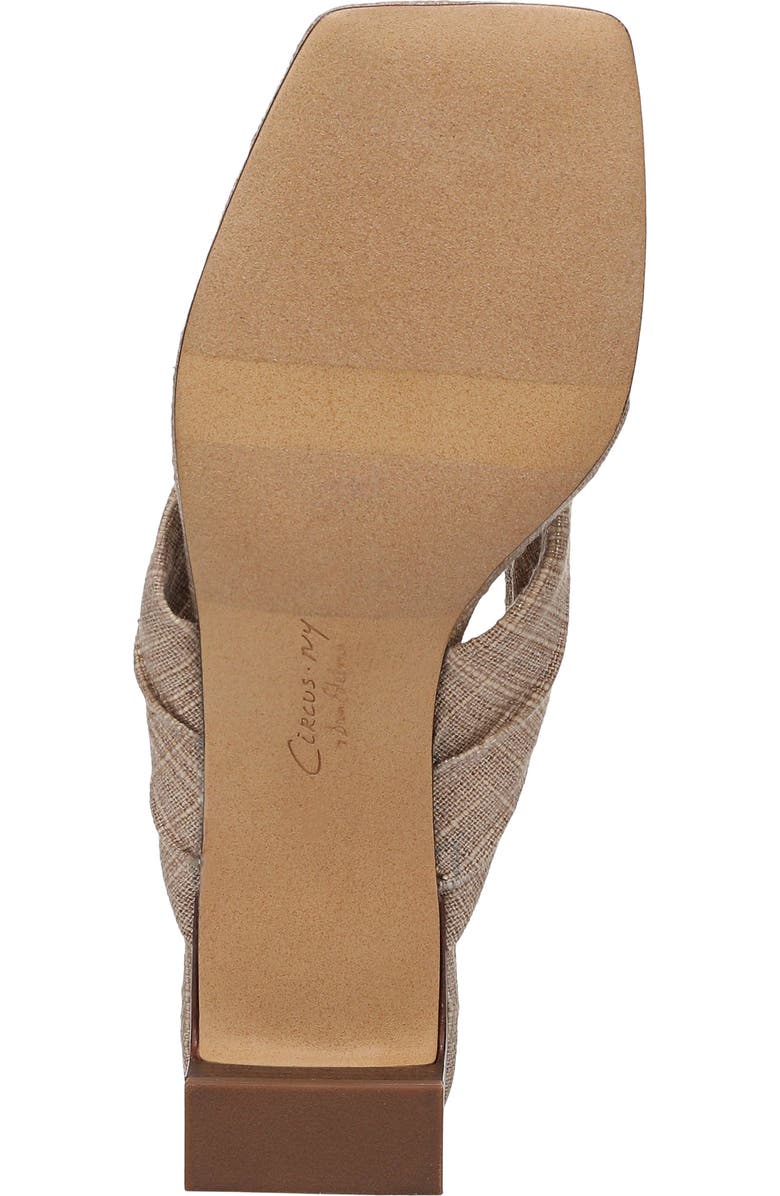 Circus NY by Sam Edelman Colette Block Heel Sandal, Alternate, color, Natural Gold