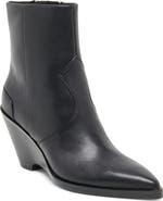 Dolce Vita Ashtin Leather Wedge Bootie