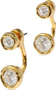 Alexis Bittar Asterales Cubic Zirconia Studs and Jackets Set