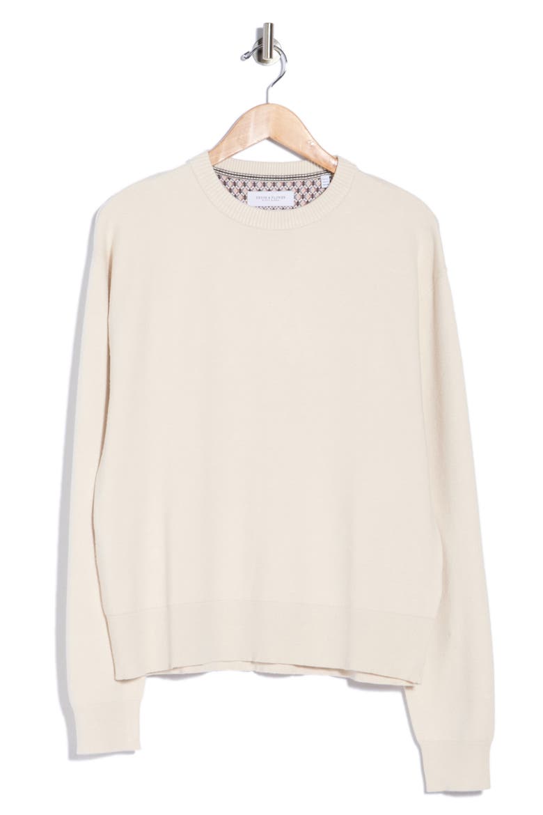 True Long Sleeve Sweater, Main, color, BEIGE